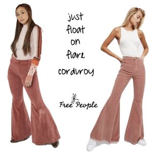 Free people just float on flare cordaroy flare pants‎ size 26